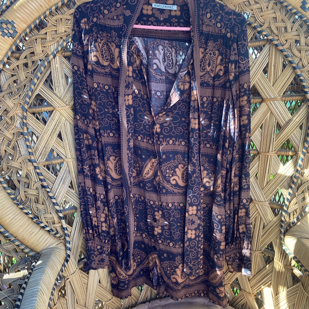 NR Mini Dress in Brown Moonshine